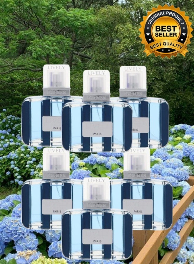 Parfums Lively 6 Pieces Lively Paris Perfume 100ML - Image 1